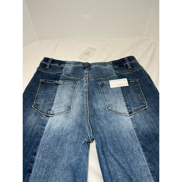 Risen High-Rise Slim Straight Jeans Size 2XL - Picture 7 of 10